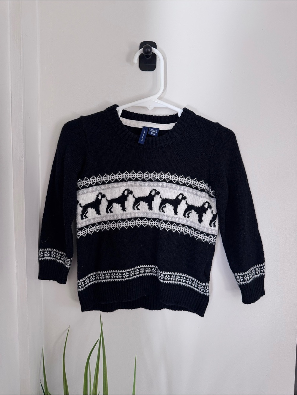 Janie and Jack DogSweater Size 12-18M Like New